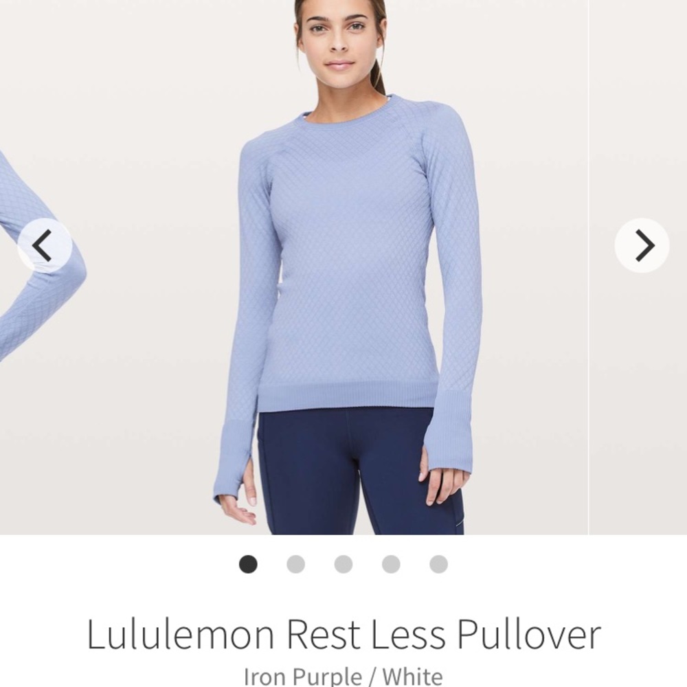 Lululemon Rest Less Pullover long sleeve shirt